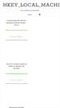 Mobile Screenshot of hkeylocalmachine.com